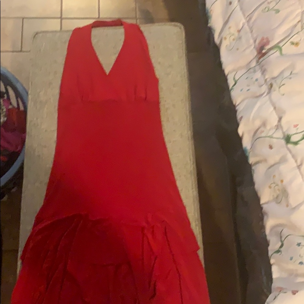 Red dress